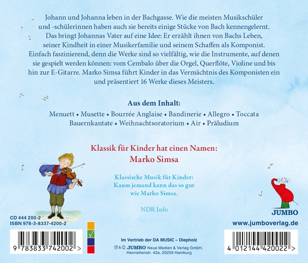 Bach Für Kinder.Mit Gesang Und Himmelsklang 1