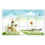 The Original Masters - Decals Oil-proof Aluminum Foil Stickers Keep Clean Kitchen Wall Paper 45cm*75cm