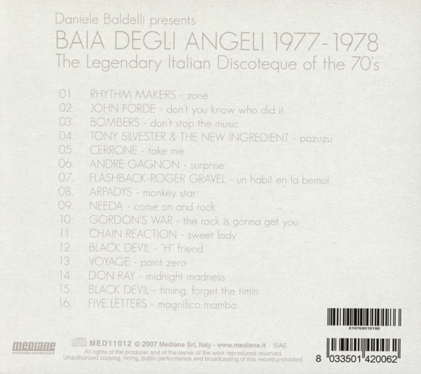 Baia Degli Angeli 77/ 78 1 Booklet Editio 1