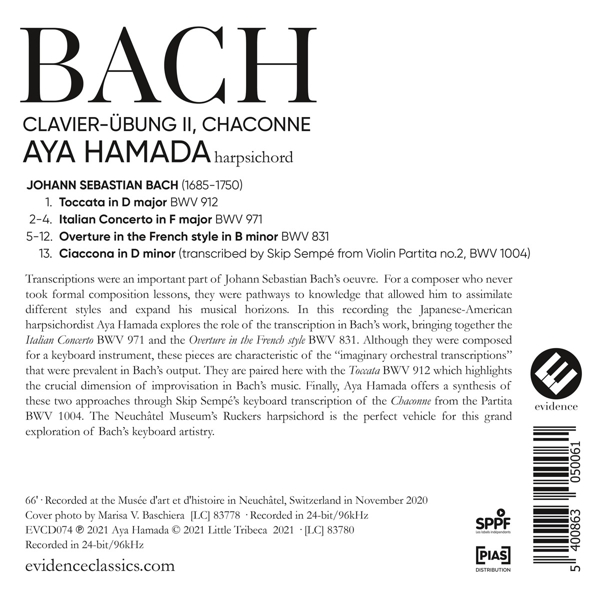 Clavier Übung II/ Chaconne (Cembalo) 1