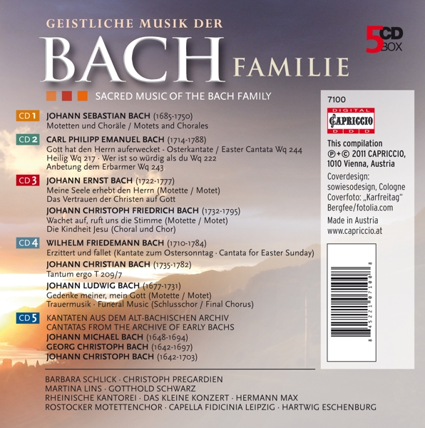 Geistliche Musik der Bach-Familie 1