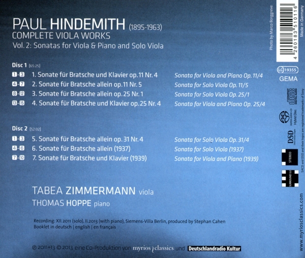 Die Werke für Viola Vol. 2: Sonaten für Viola & Kl 1