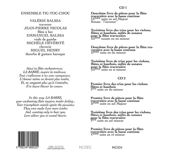 Suites et Sonates 1