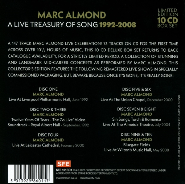 A Live Treasury Of Song 1992-2008 (10CD Boxset) 1