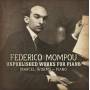 Marcel Worms - Mompou: Unpublished Works for Piano