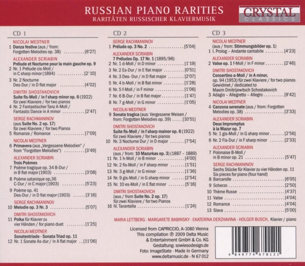 Russian Piano Rarities 1
