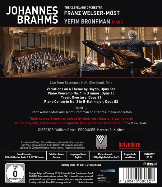 Yefim Bronfman / Franz Welser-Möst / Cleveland Orch. 1