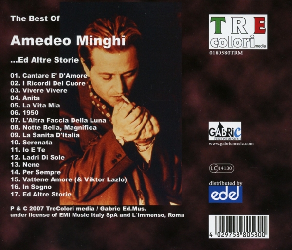 The Best Of Amedeo Minghi Ed Altre Storie 1