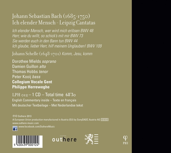 Leipziger Kantaten BWV 44/ 48/ 73/ 109 1