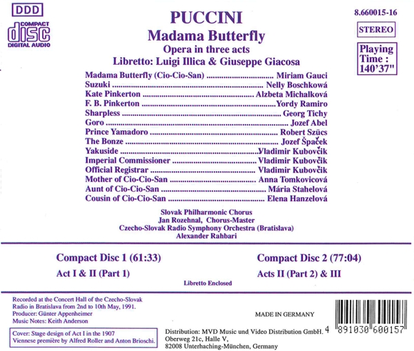 Madame Butterfly 1