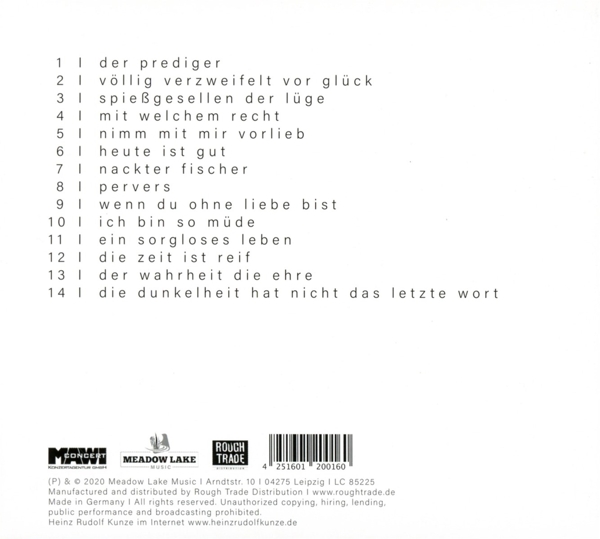 Der Wahrheit Die Ehre (Digipak CD) 1