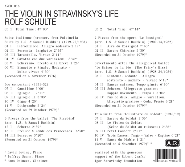 The Violin in Stravinsky\'s Life 1