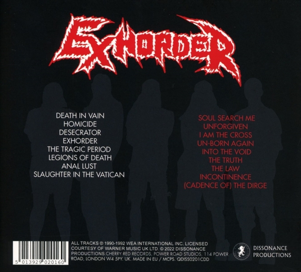 Exhorder -Slaughter In The Vatican / The Law (2CD Reissue