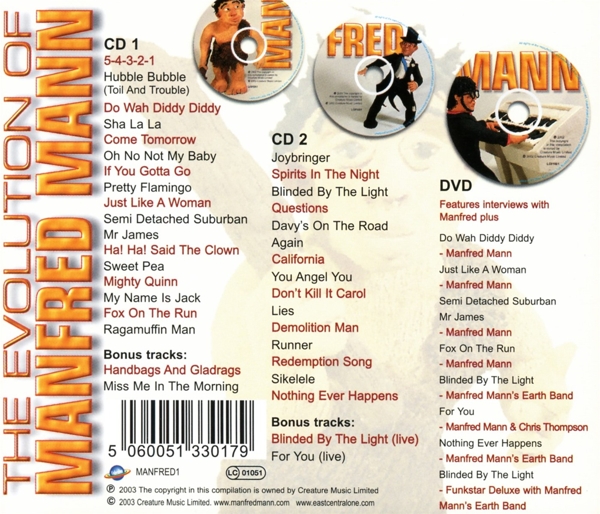 The Evolution Of Manfred Mann (2CD+ DVD) 1
