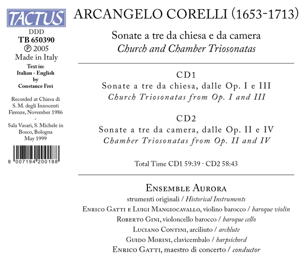 Church and Chamber Triosonatas 1