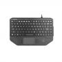 Getac - GDKBB9 - Deutsch - Touchpad - Universal - Schwarz - Rot - 1,83 m (GDKBB9)