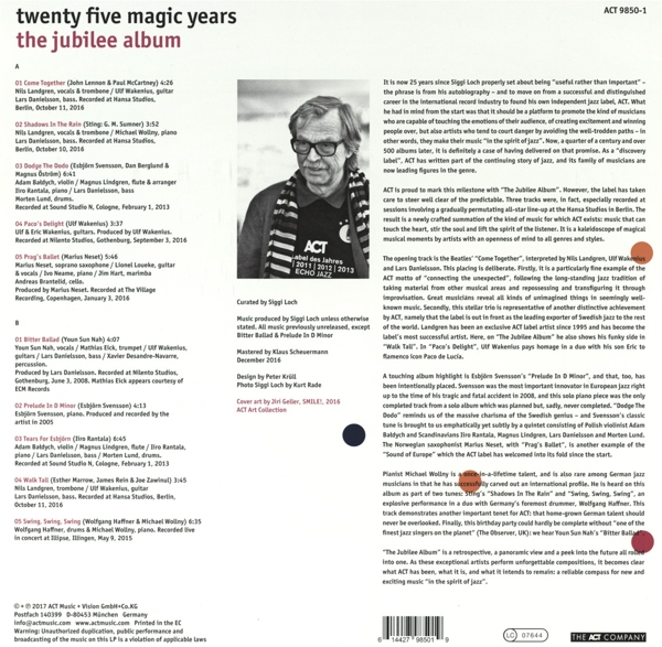 Twenty Five Magic Years:The Jubilee Album 1