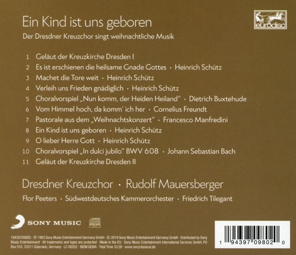 Ein Kind ist uns geboren 1
