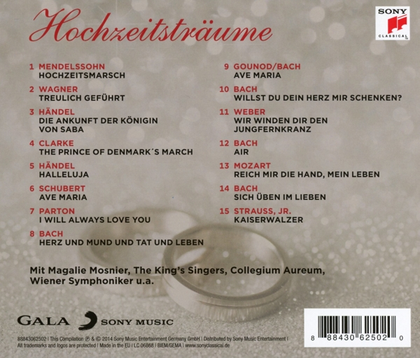 Hochzeitsträume-Romantische Musik f.e.schönen Tag 1