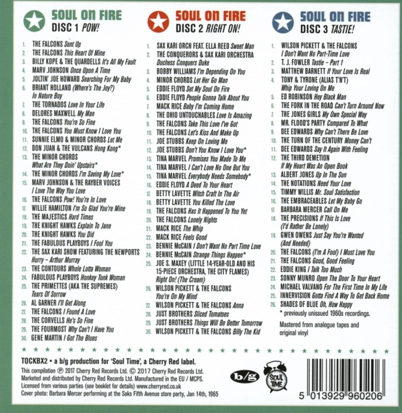 Soul On Fire-Detroit Soul Story 1957-\'77 (3CD Box) 2