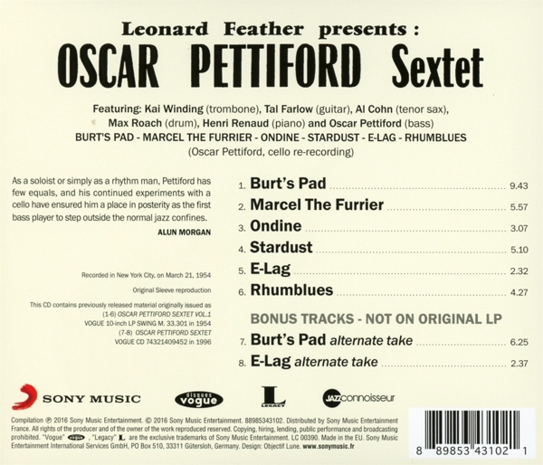 Oscar Pettiford Sextet 1