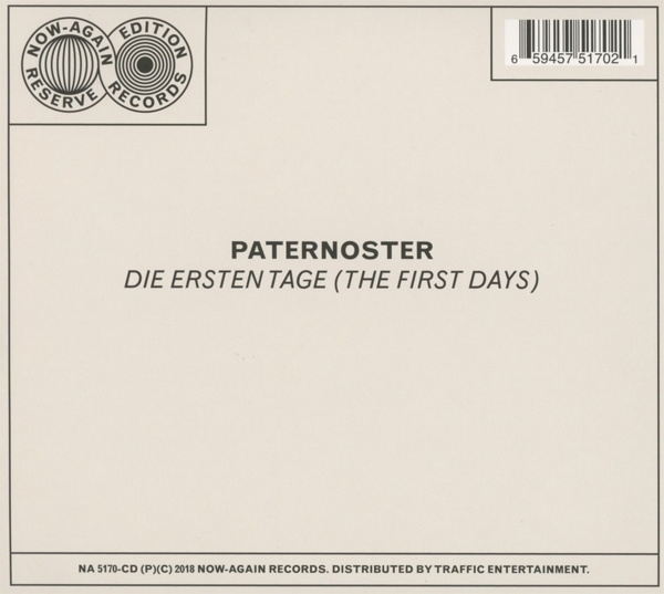 Die Ersten Tage (The First Days) 1