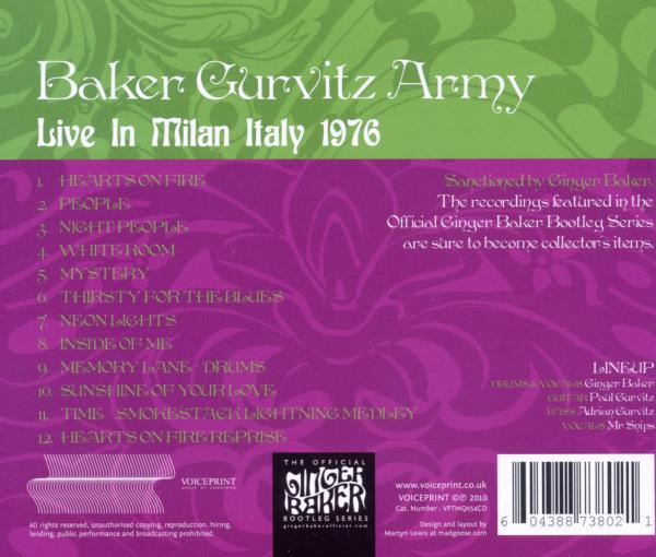 Live In Milan 1976 1