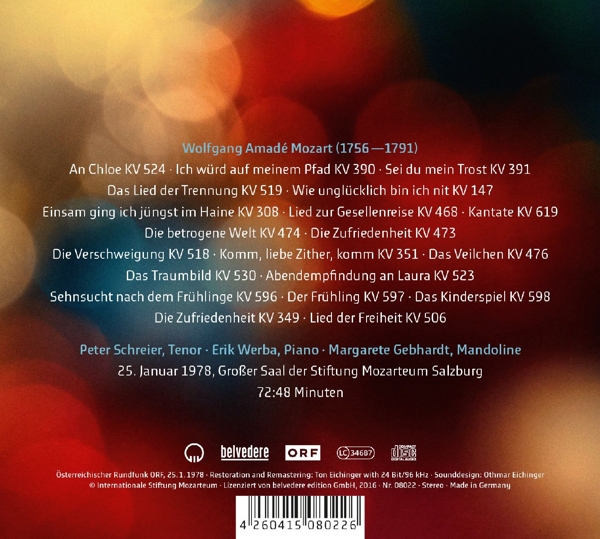 Mozart-Lieder 1
