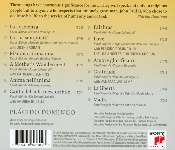 Amore Infinito - Songs Inspired by the Poems of Jo 1