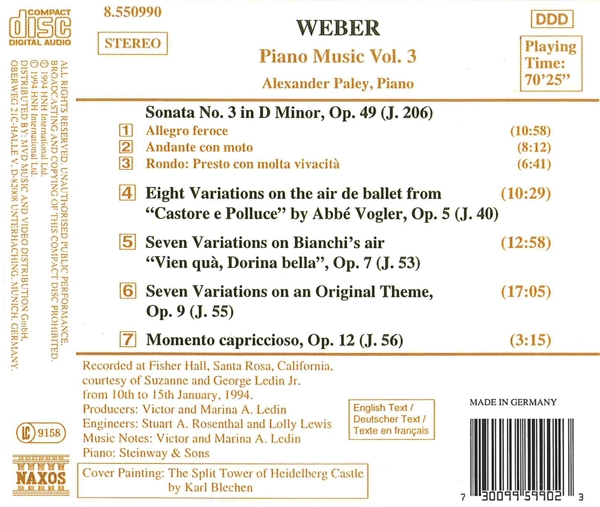 Klavierwerke Vol.3 1