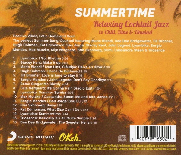 Summertime-Relaxing Cocktail Jazz to Chill, Dine 1