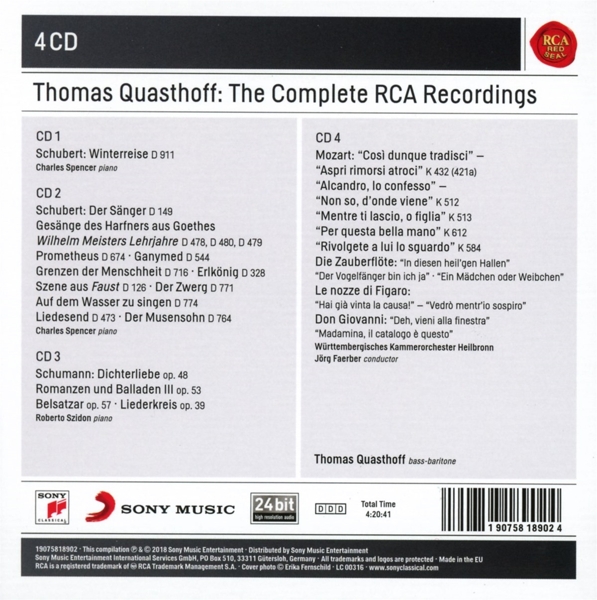 Thomas Quasthoff: The Complete RCA Recordings 1