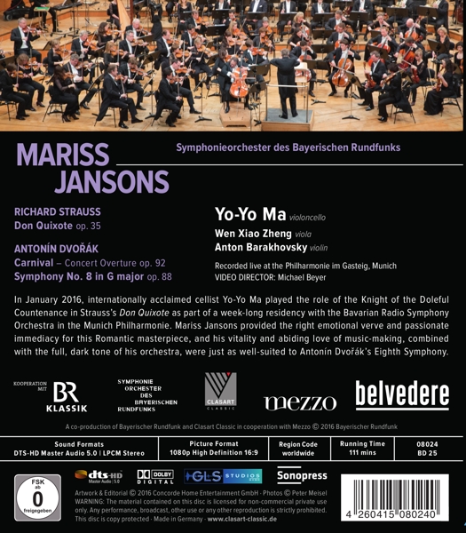 Yo-Yo Ma / Mariss Jansons / SOBR 1