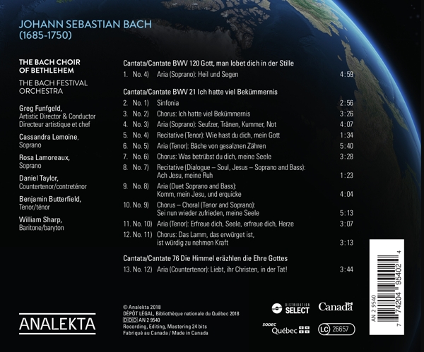 Kantate BWV 21 Ich hatte viel Bekümmernis 1