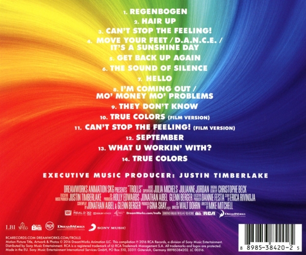 TROLLS (Original Motion Picture Soundtrack) 1