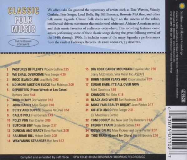 Classic Folk Music from Smithsonian Folkways Recor 1