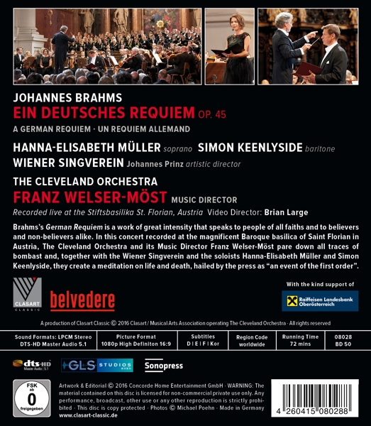 Hanna-Elis. Müller / Franz Welser-Möst / Cleveland Or. 1