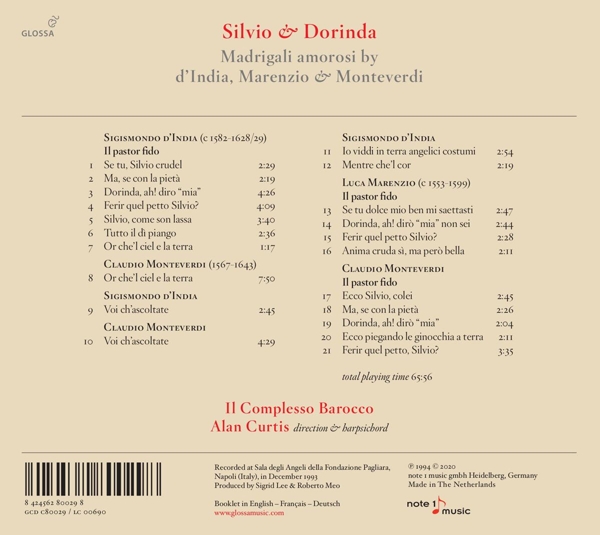 Silvio & Dorinda: Madrigali amorosi 1
