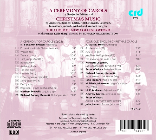 Ceremony Of Carols 1