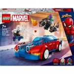 LEGO - 76279 Marvel Super Heroes Spider-Mans voiture de course & Venom Green Goblin, jouet de construction