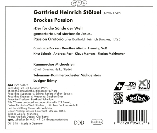 Brockes-Passion 1725 1