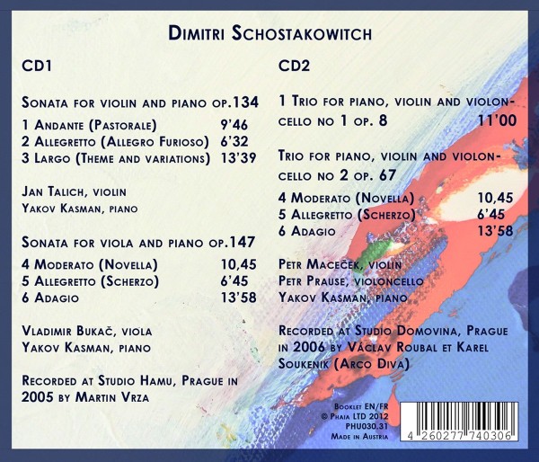 Sonaten und Klaviertrios 1