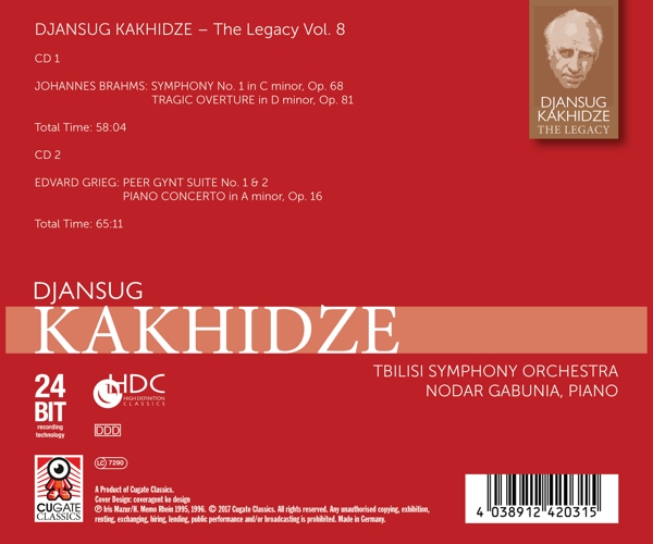 Sinfonie 1 In c minor, op.68 & Peer Gynt Suite 1