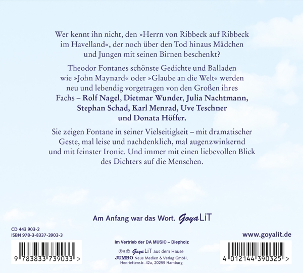Theodor Fontane.Die Schönsten Gedichte 1