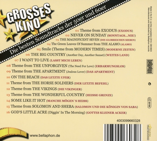 Grosses Kino-Die besten Soundtracks der 50er+ 60er 1