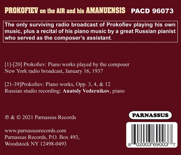 Prokofiev on the Air (& his Amanuensis) 1