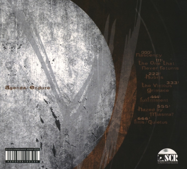 agenda:endure (Digipak) 1