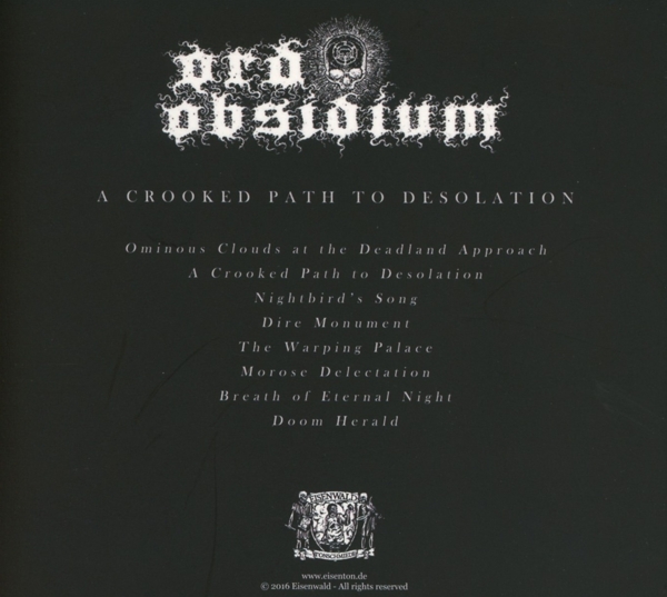 A Crooked Path To Desolation (Ltd.Digipak) 1