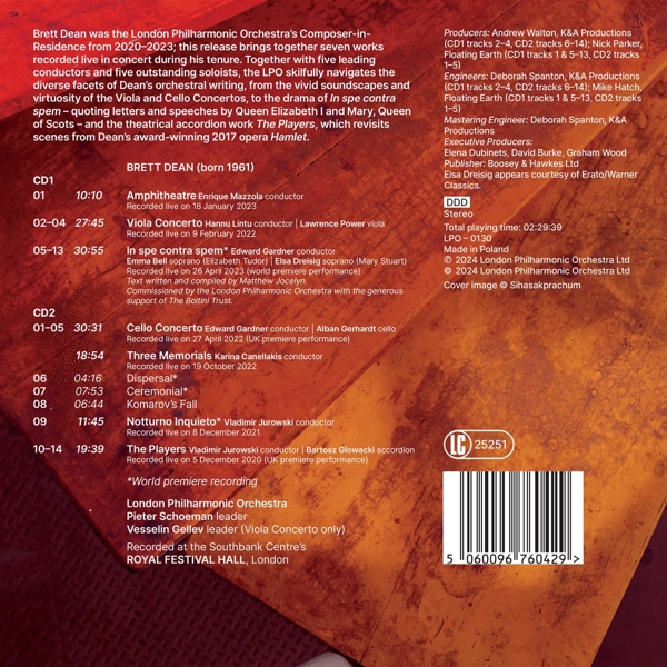 In spe contra spem/ Viola Concerto/ Cello Concerto/ O 1