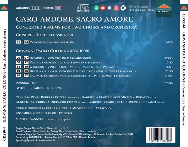 Colonna: Caro Ardore, Sacro Amore 1